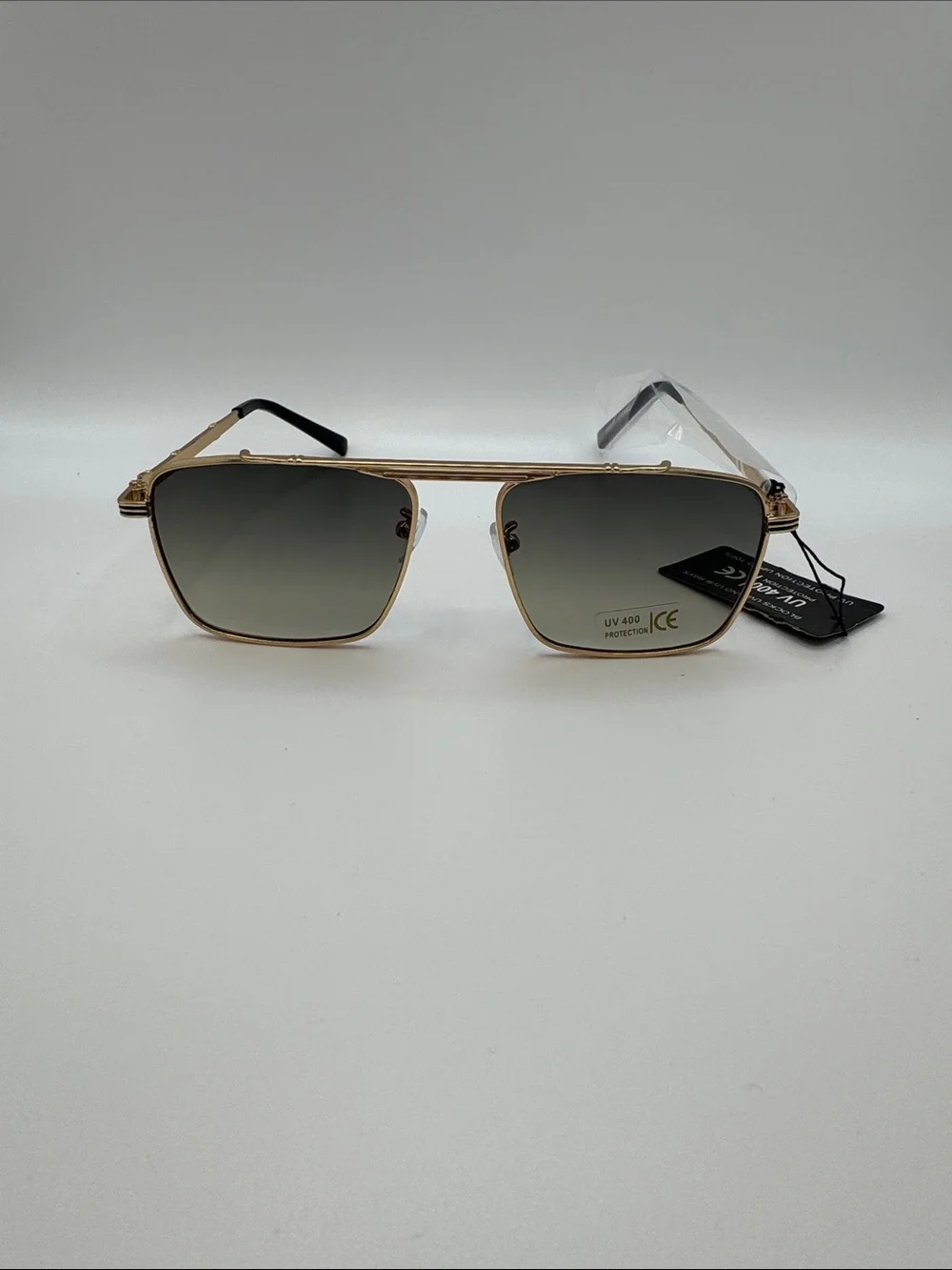 Gold Frame Grey Lens Women's Sunglasses